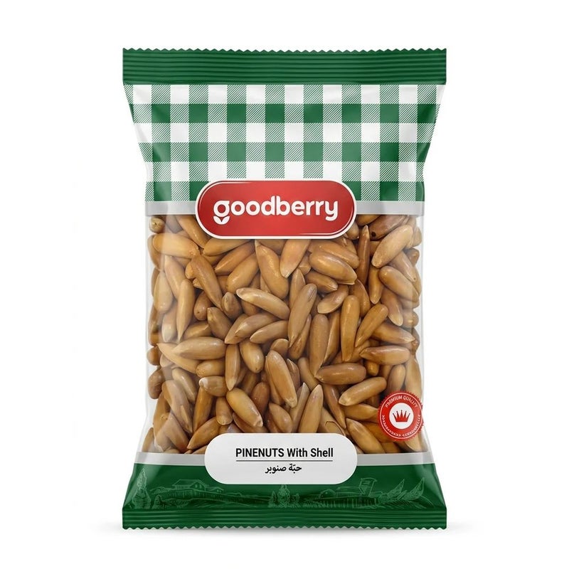 Goodberry Premium Quality Pinenuts With Shell- 170gms