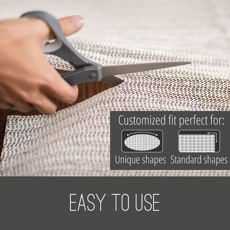 Ninja Rug Gripper Pad for Hardwood Floors, 6x9 FT, Slip Resistant Grip Pads for Hard Surfaces, Adds Cushion Under Carpet and Maximum Protection, Keeps Area Rugs and Carpets Safe and in Place on Floor - Image 5
