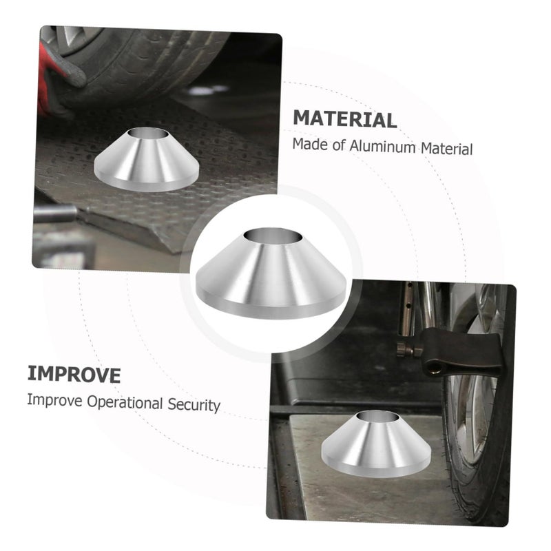 Tire Changer Centering Cone for Trucks Silver Easy Tire Changing Tool - Image 5