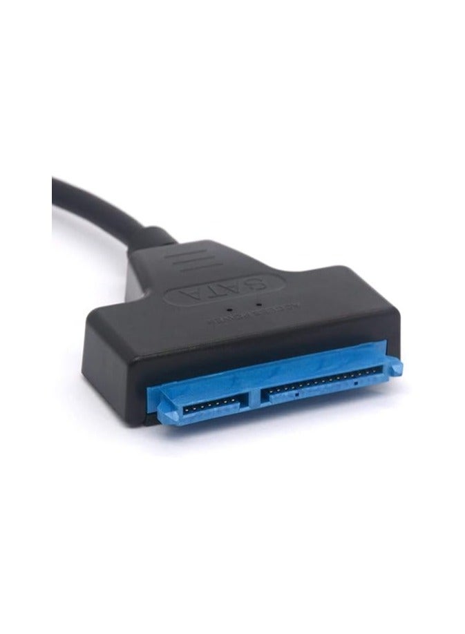 Type-C 3.1 to SATA Hard Drive Adapter Cable – Dual Interface External HDD/SSD Converter for 2.5/3.5 SATA Drives, Optical Drives – Plug  Play, 5Gbps, LED Indicator, OTG Support, DC Power Port – Compatible with Windows/macOS/Linux - Image 2