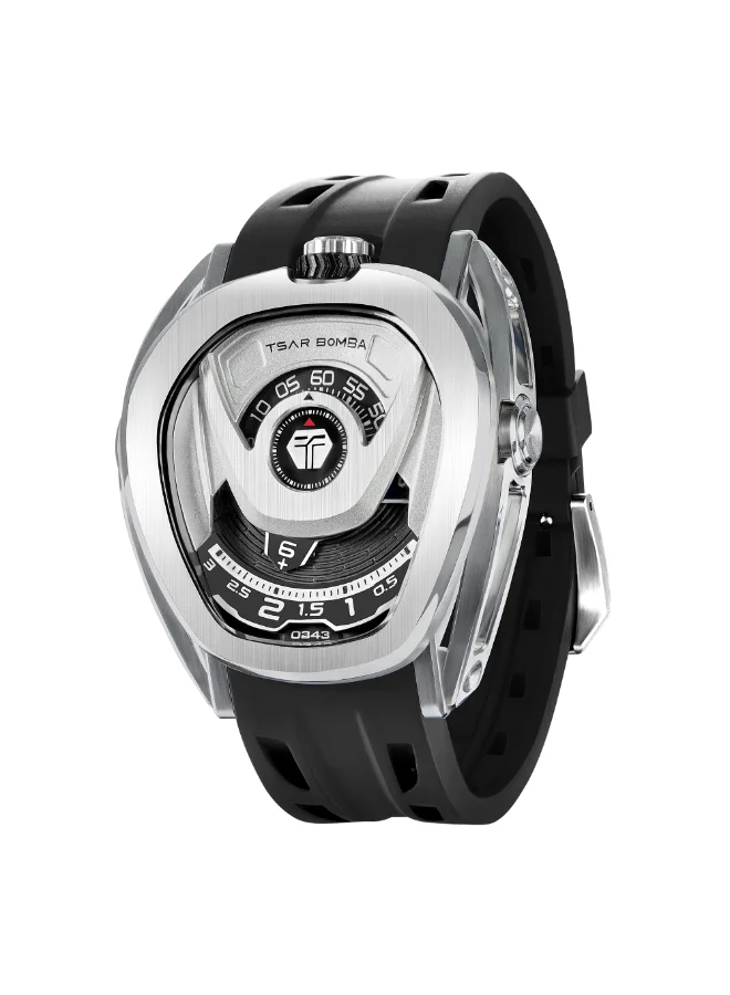 TSAR BOMBA Men's FKM Rubber Automatic Watch Set TB8213A-06(1+2)SET - 44.0*52.0 mm