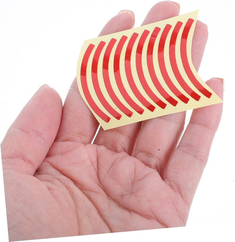 ملصقات عاكسة للسلامة لعداد الضغط 60 قطعة ملصقات خضراء وصفراء علامات صناعية - Image 4