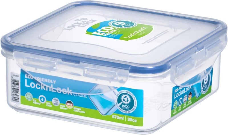 LocknLock Square Short Food Container 870Ml - Image 1