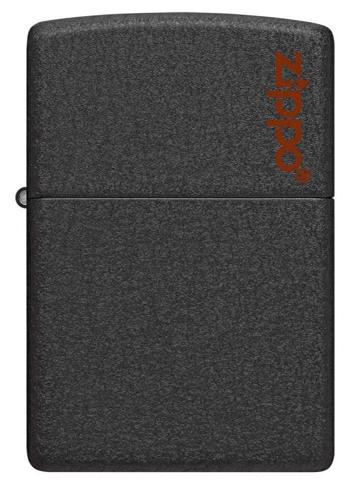 Zippo Ci404920 236Zl Classic Zippo Logo Black Crackle Windproof Lighter - Image 2