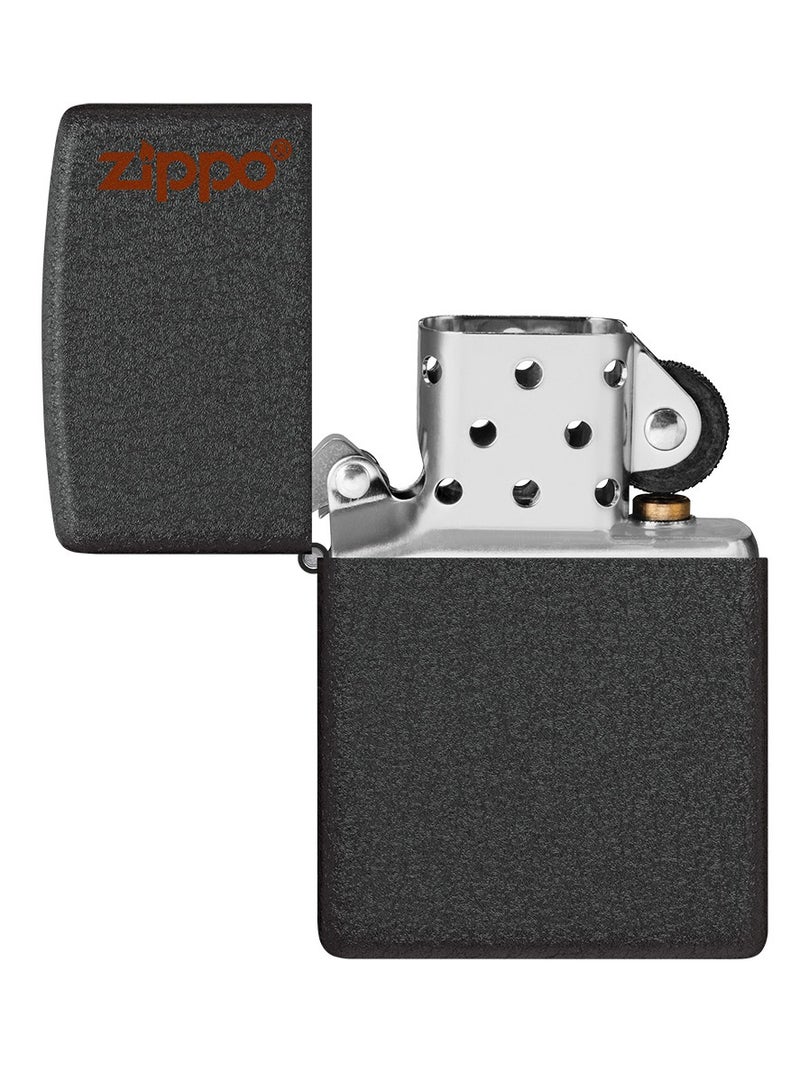 Zippo Ci404920 236Zl Classic Zippo Logo Black Crackle Windproof Lighter - Image 4