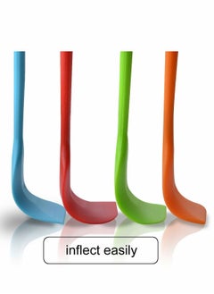 Y&D 4 Pack 11 inch Rubber Silicone Spatulas with Solid Stainless Steel Core for Cooking  - Image 2