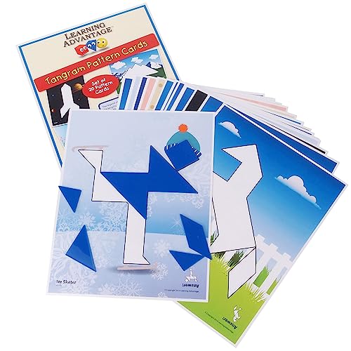 Learning Advantage 8844 Tangrams and Pattern Cards - Image 1