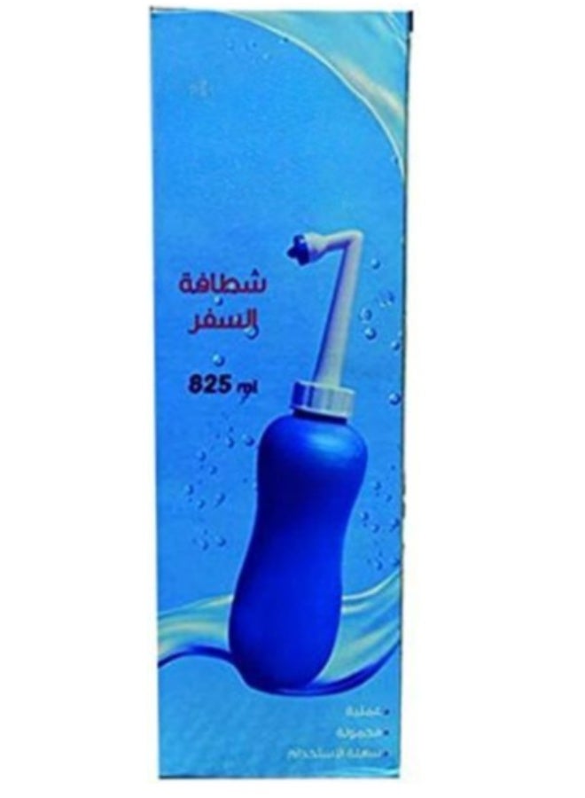 Portable travel bidet with a 825ml capacity - Convenient handheld sprayer for long distances, travel, camping, and personal hygiene - Image 1