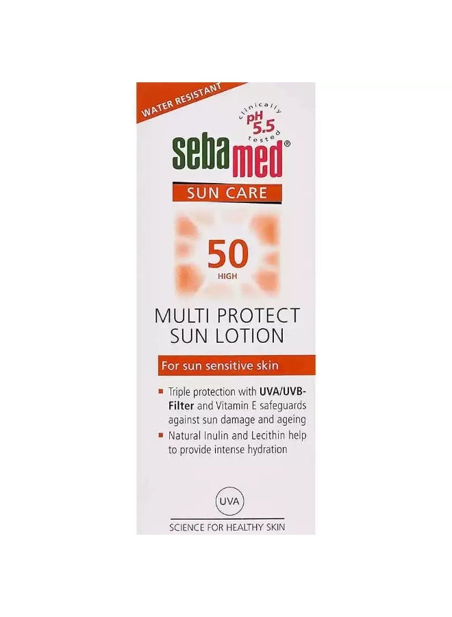 Sebamed Sebamed Sun Care SPF 50 Multi Protect Sun Lotion White, 150ml - Image 3