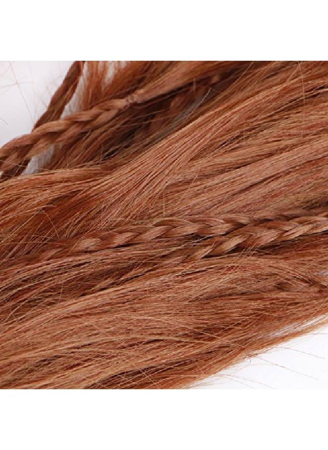 Bendable Wires Foxtail Comb Updo For Women Messy Bun Ponytail With Clipon Claw Attachment (Reddishbrown)