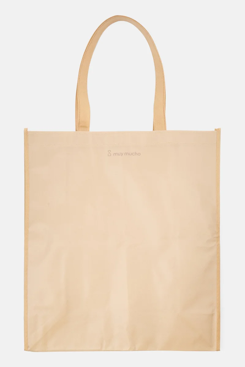 موي موتشو حقيبة نسائية بشعار الماركة، لون بيج،  سم ارتفاع ×  سم عرض ×  سم عمق