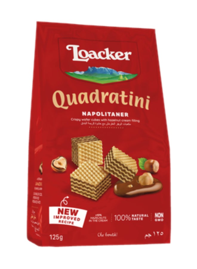 Loacker Quadratini Napolitaner Crispy Wafer 125g - Image 2