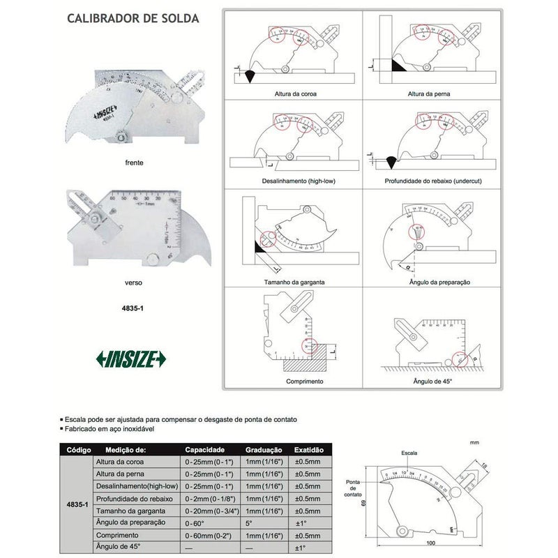 انسايز مقياس لحام - Image 2