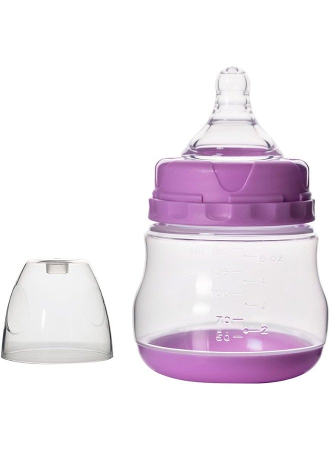 Manual Breast Pump BPA Free – Strong Suction Breastfeeding Pump with Soft Silicone Cushion, Portable Hand Pump for Nursing Mothers, Comfortable Natural Suction, Easy to Carry, Lavender - Image 5