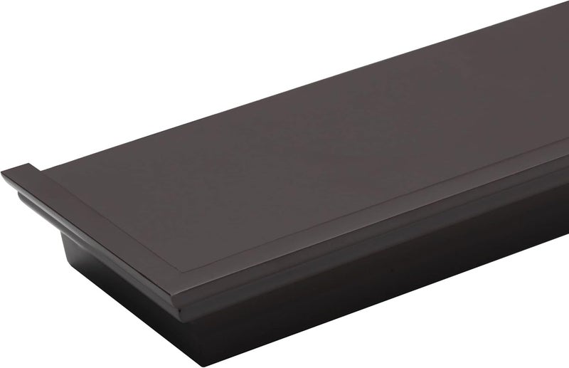 MELANNCO Floating Wall Shelves for Bedroom, Living Room, Bathroom, Kitchen, Nursery, Set of 4, Espresso, 4 Count - Image 5