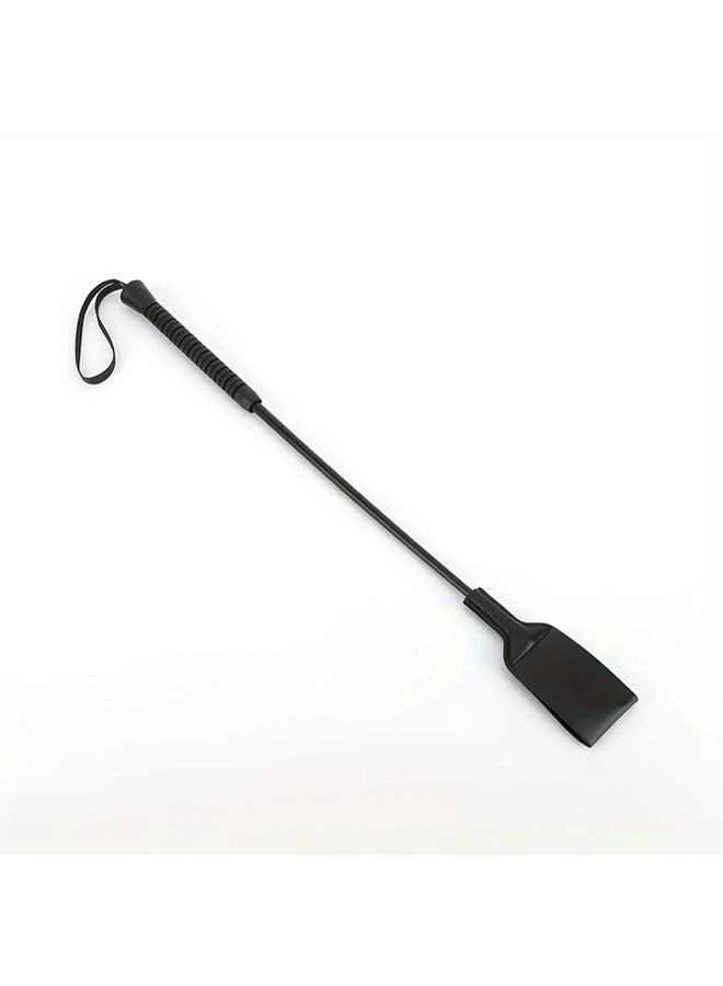 سوط ركوب أسود مريح للسائس، سوط تدريب الفروسية، تدريب الدريساج، قفز الحواجز، ركوب الخيل - Image 1