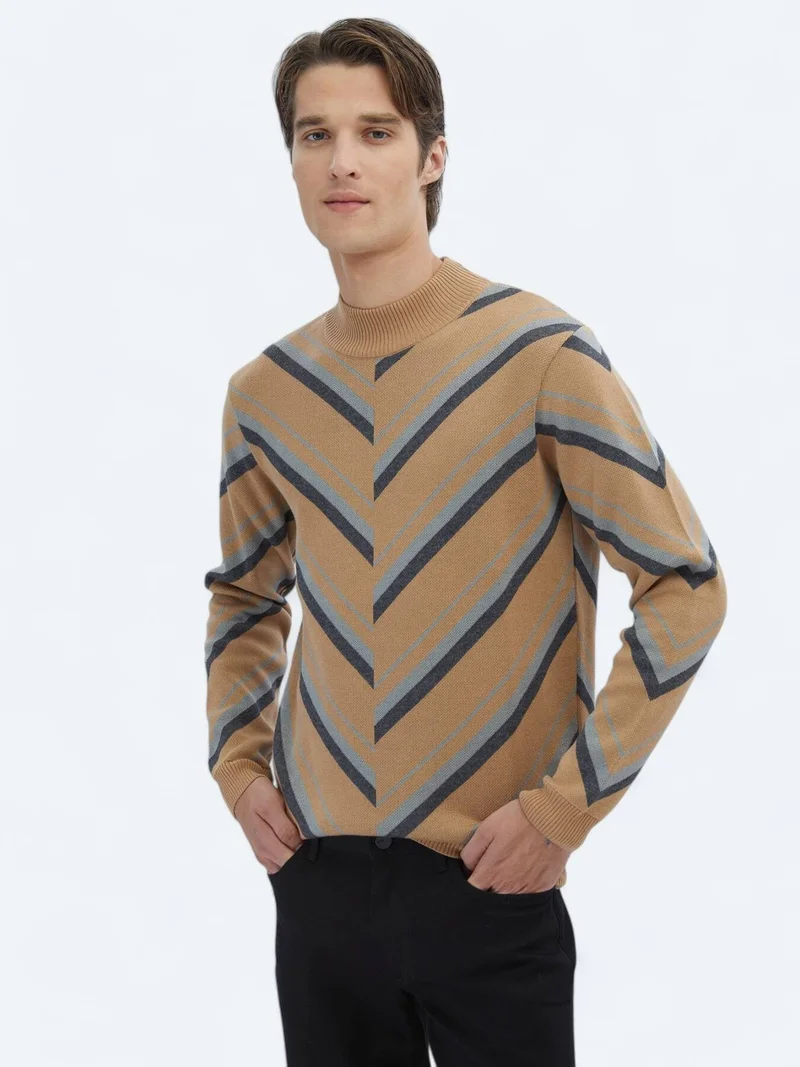 Kip Buff Knitwear Sweatshirt