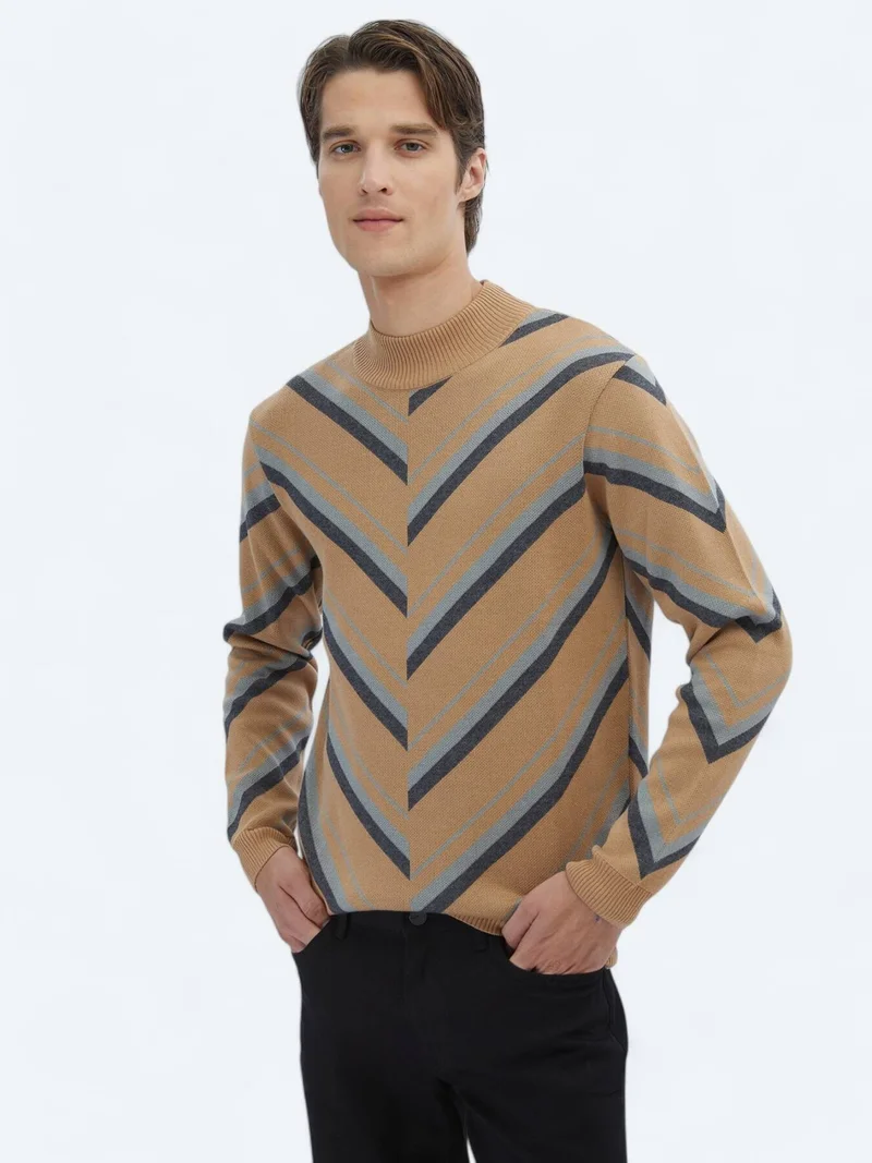Kip Buff Knitwear Sweatshirt
