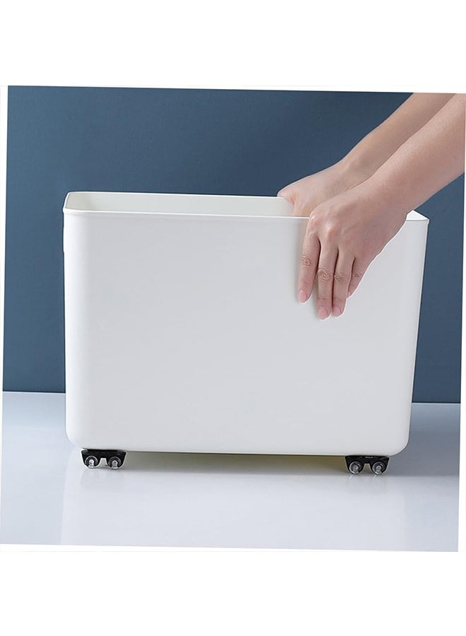 TodyJeyHo 8Pcs Mini Casters Wheels 360 Degree Rotation Sticky Universal Swivel Caster Wheels for Small Furniture Container Appliances, Drawer Furniture, Black, 2cmx4.5cmx1.5cm - Image 4