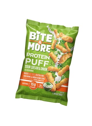 Sour Cream & Onion Flavor Vegan Protein Puff