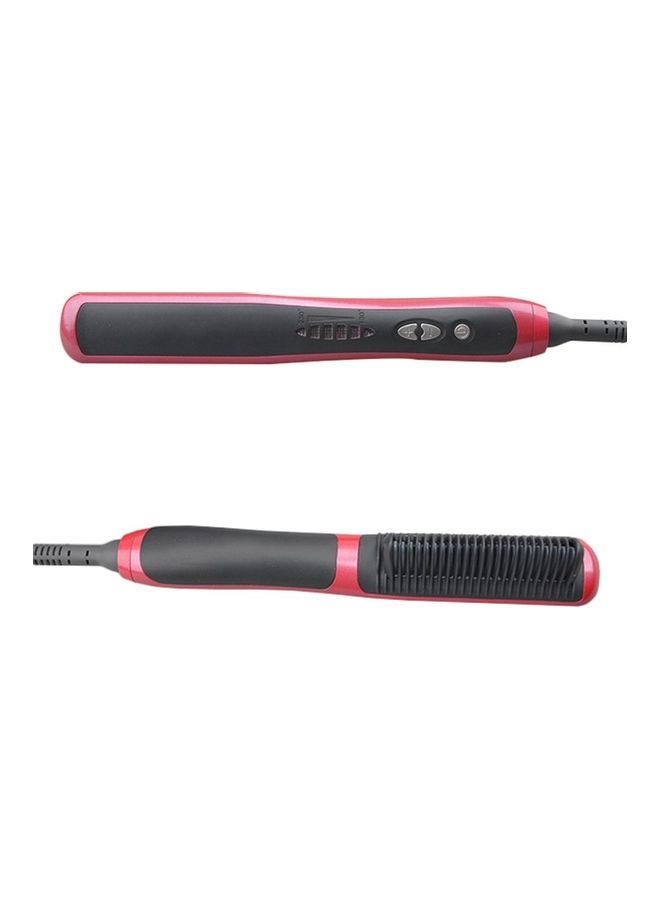 NIBEMINENT Electric Splint Straight Hair Comb Black/Pink 33.3x10.5x6.3cm - Image 4