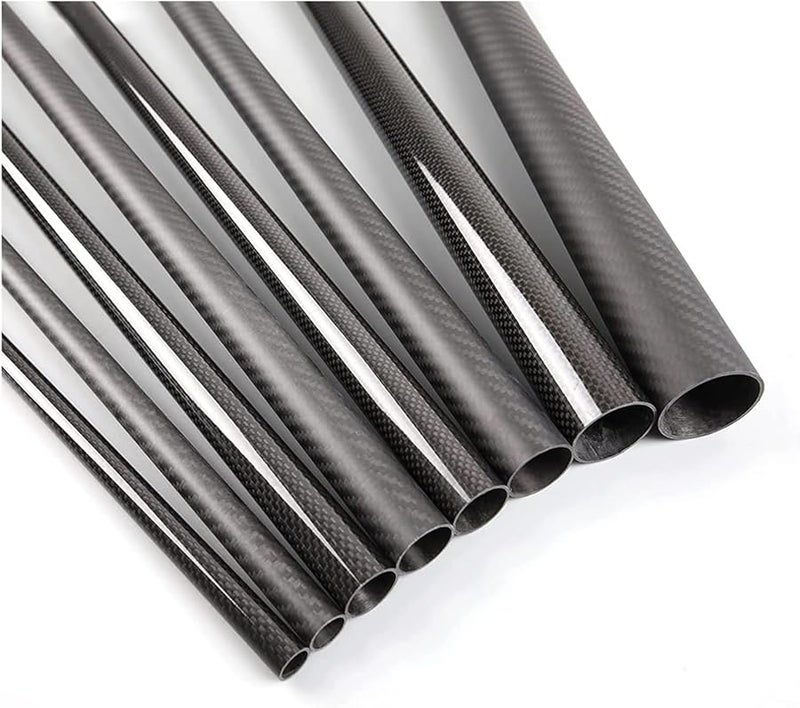 Carbon Fiber Tube 25x22x500mm Plain Weave Glossy 3K Roll Wrapped Hollow For DIY Multicopter - Image 5