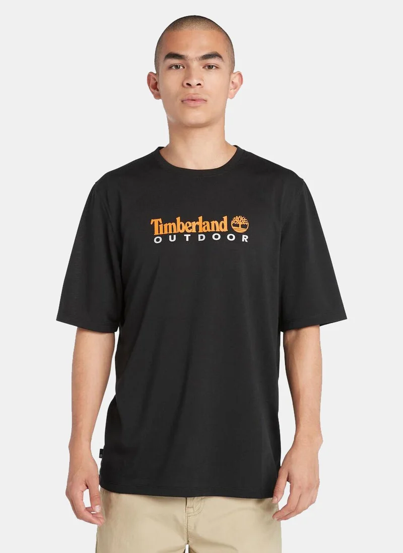 تمبرلاند Men's UV Protection Outdoor Graphic T-Shirt