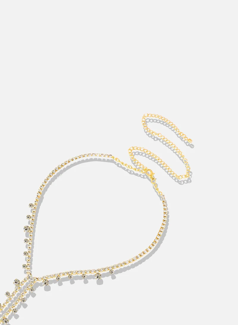SOHI Gemstone Majesty Artificial Necklace Jewellery