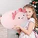 Wepop Axolotl Stuffed Animal 20 in Giant Axolotl Plush Cuddle Stuffed Plushies Pillow Gifts for Kids Adults Boys and Girls - Image 4