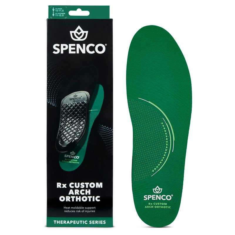Spenco Rx Arch Support Lightweight Orthotic Shoe Inserts with 4Way Stretch Fabric SpenCore Layer for Shock Absorption Odor Control AllDay Comfort Stability Fits Most Shoes - Image 2