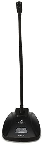 Audix USB12 Plug and Play USB Zoom Microphone for Mac/PC with 12-inch Gooseneck Mic - Black - Image 4