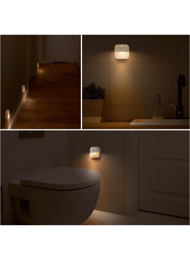 هومستر 3 حزمة كفاءة الطاقة عصا على ضوء الليل، دافئ أبيض LED، استشعار الحركة، لغرفة النوم، الحمام، المطبخ، الممر، الدرج - Image 5