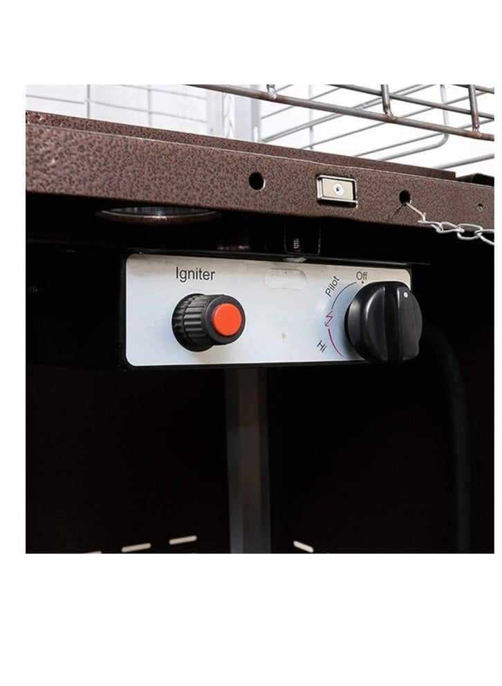 Glass Tube Patio Heater Tower Propane Gas Outdoor Heater Courtyard & Yard Heating Commercial Restaurant & Gazebo Heater - Image 4