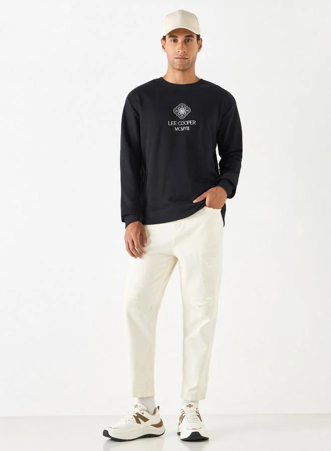 Lee Cooper Lee Cooper Printed Sweatshirt with Crew Neck