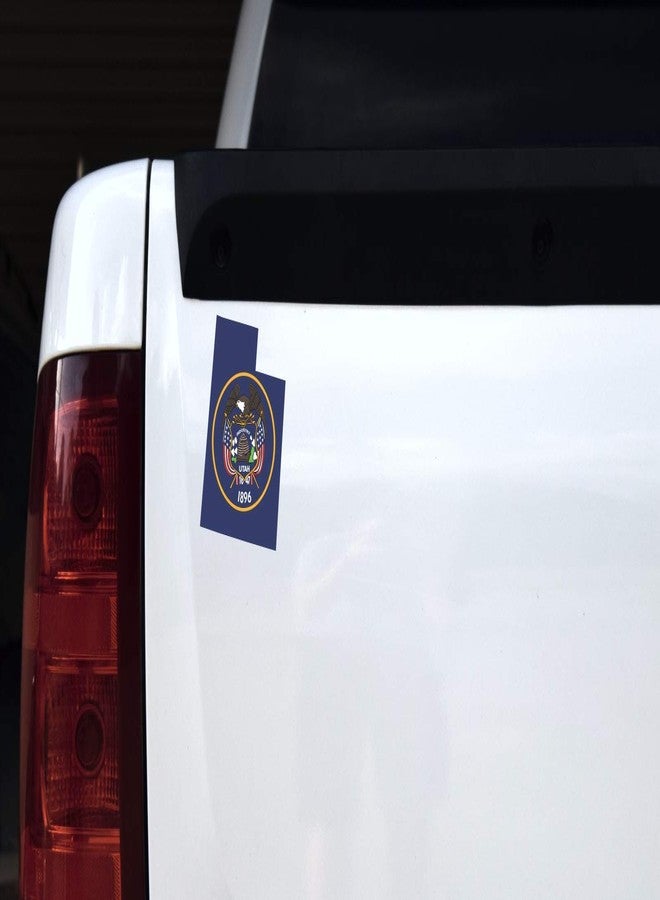 StickerTalk Die Cut Utah Flag Vinyl Sticker, 4.5 inches by 3.5 inches - Image 2