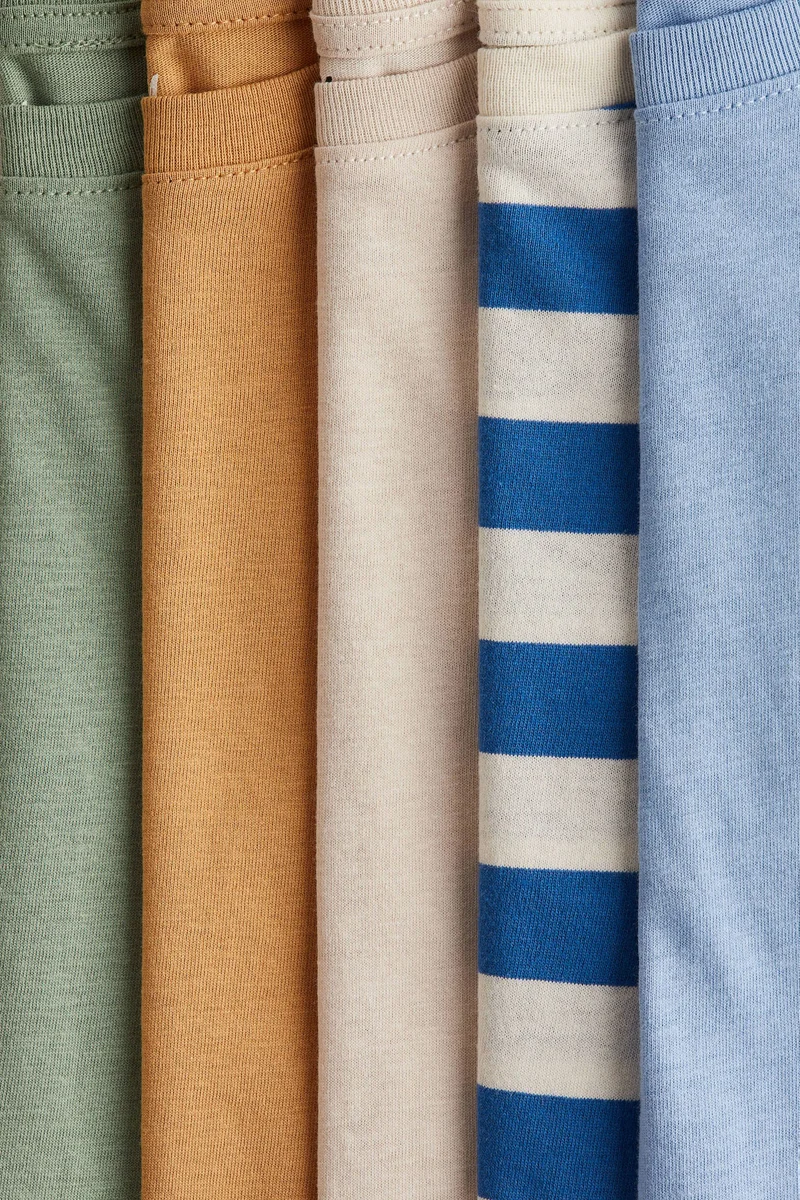 H&M 5-pack cotton jersey tops