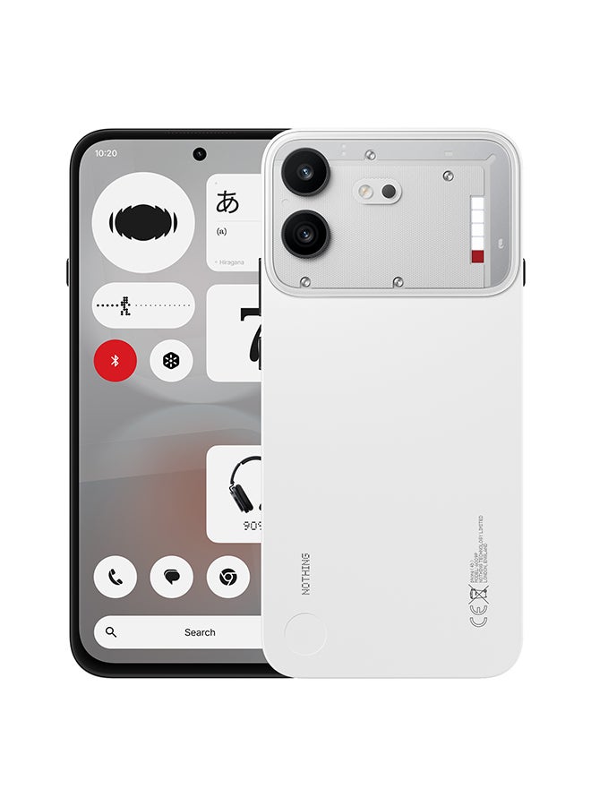 Nothing Phone (4b) Dual SIM 5G White 8GB 128GB - Middle East Version - Image 1