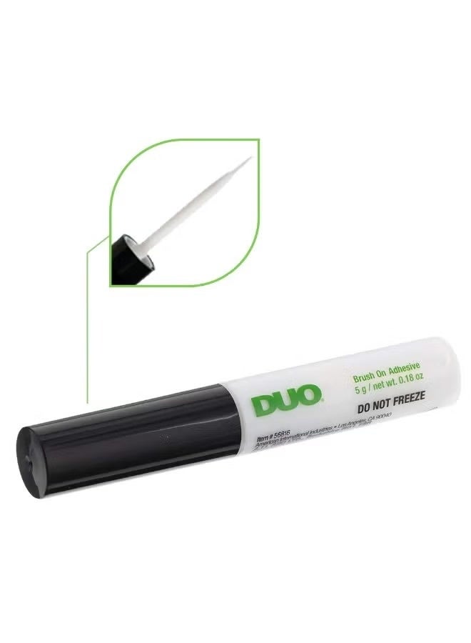 DUO Brush-On Eyelash Glue, White, 5g - Image 5