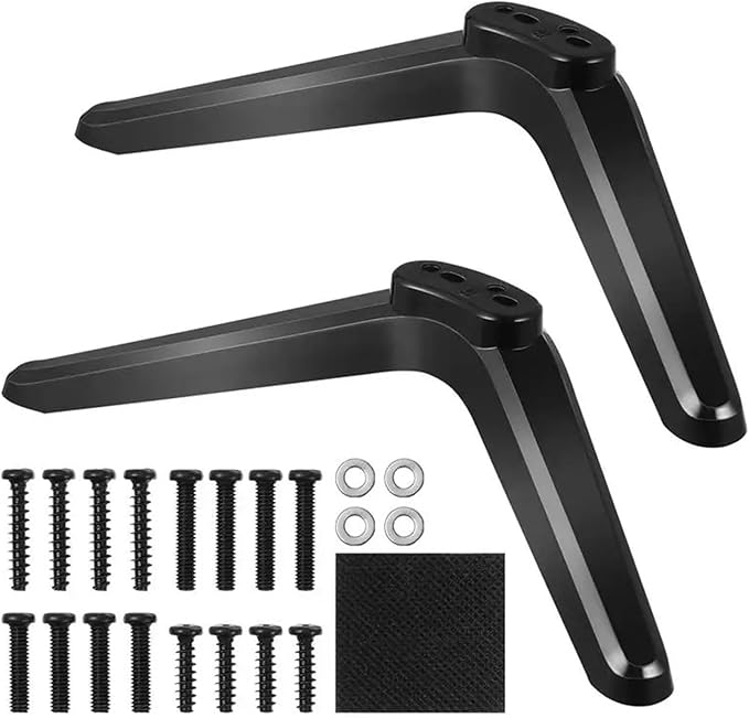 Black Replacement Leg Stabilizer Stand With Mounting Bracket Home Furniture Support - Image 1