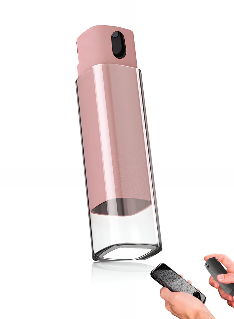 Taimi All-in-One Touchscreen Cleaner, Spray and Built-in Microfiber Cloth with Clear Protective Case, Screen Cleaner for All Phones, Laptop and Tablet - Pink  - Image 1