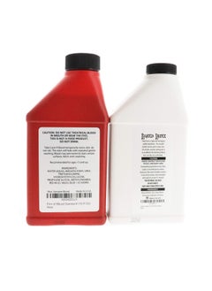 Liquid Latex Fashions Fake Blood and Liquid Latex 16 Oz - Combo Kit - for Adults and Kids, Vampire Blood, Ideal for Artwork, Theater and Cosplays, 2 Full Pints  - Image 2