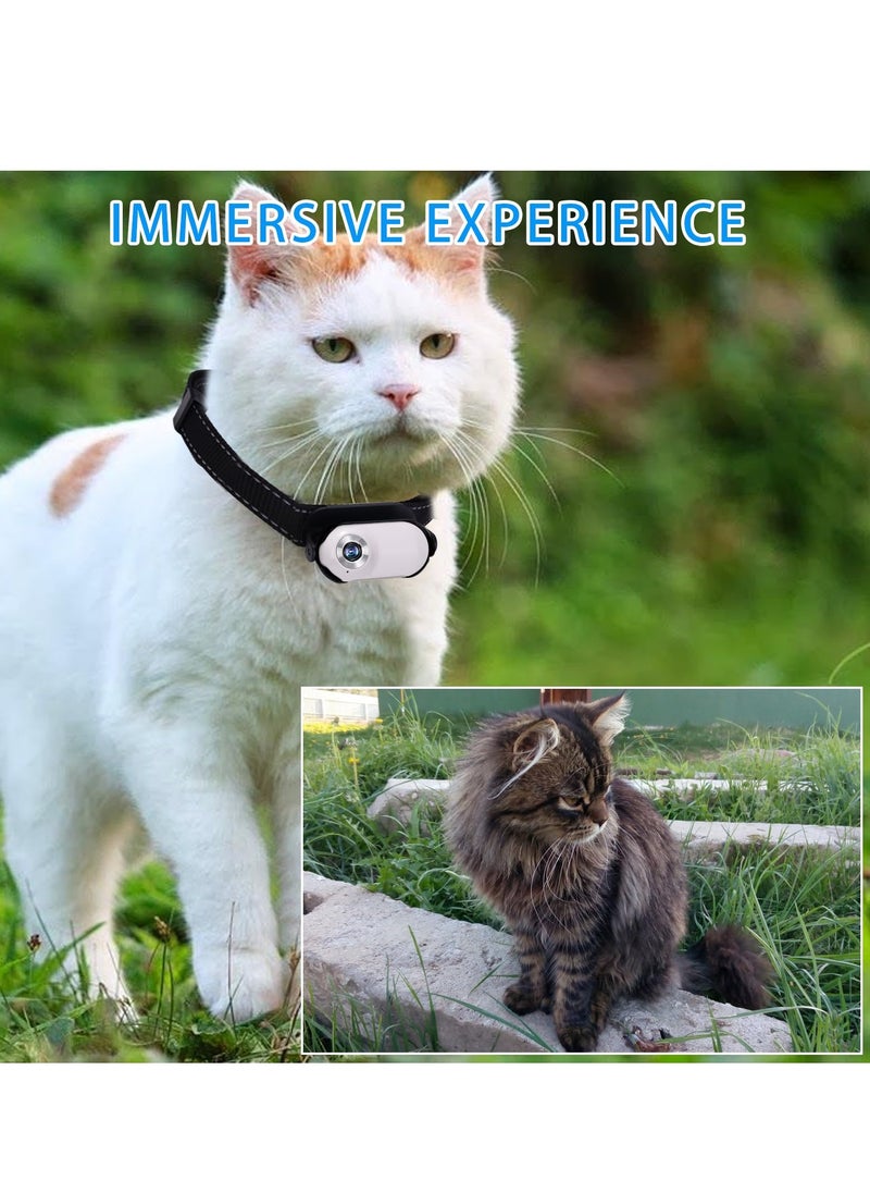 Excefore - Pet Camera Collar, 360° HD Rotating Pet Collar Camera with 8GB SD Card, High-Resolution 1080P Mini Cat & Dog Video Recorder - Perfect Indoor/Outdoor Pet Monitoring Gift - Image 1