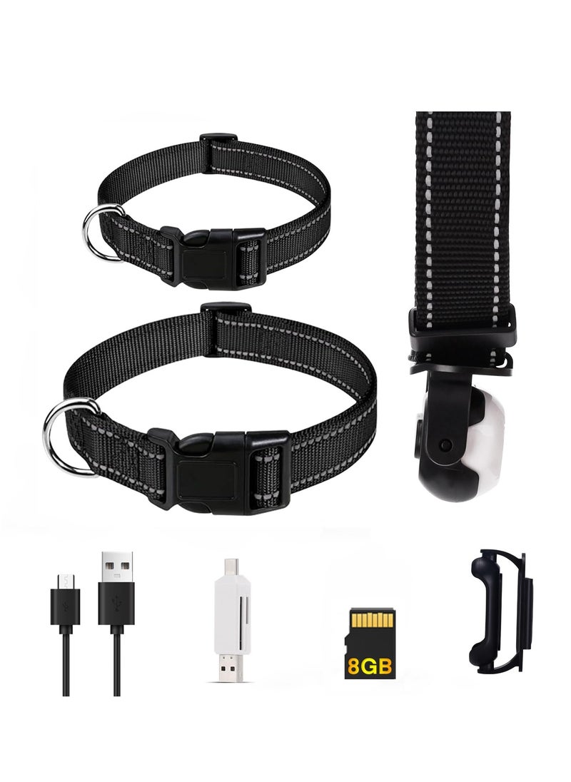 Excefore - Pet Camera Collar, 360° HD Rotating Pet Collar Camera with 8GB SD Card, High-Resolution 1080P Mini Cat & Dog Video Recorder - Perfect Indoor/Outdoor Pet Monitoring Gift - Image 1