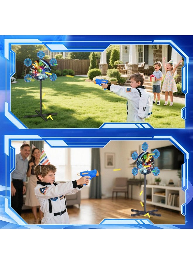 DX DA XIN Shooting Game Toy for 4 5 6 7 8 9 10+ Boys Kids - 1 Digital Shooting Target with 2 Toy Guns& 40 Foam Darts Shooting Toys for Nerf Kids Indoor Outdoor Game Toys for Birthday Halloween Xmas Gifts - Image 5