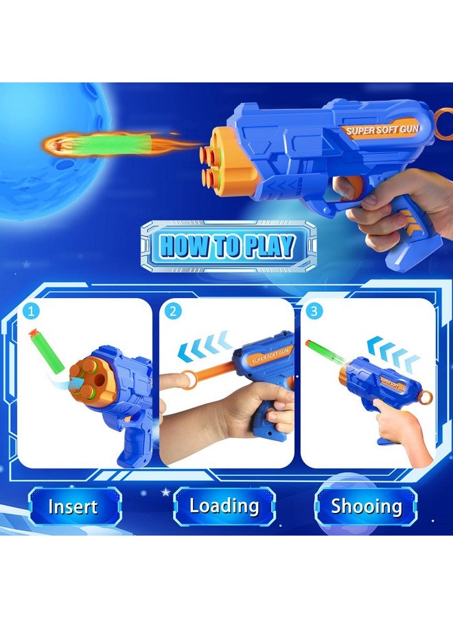 DX DA XIN Shooting Game Toy for 4 5 6 7 8 9 10+ Boys Kids - 1 Digital Shooting Target with 2 Toy Guns& 40 Foam Darts Shooting Toys for Nerf Kids Indoor Outdoor Game Toys for Birthday Halloween Xmas Gifts - Image 3