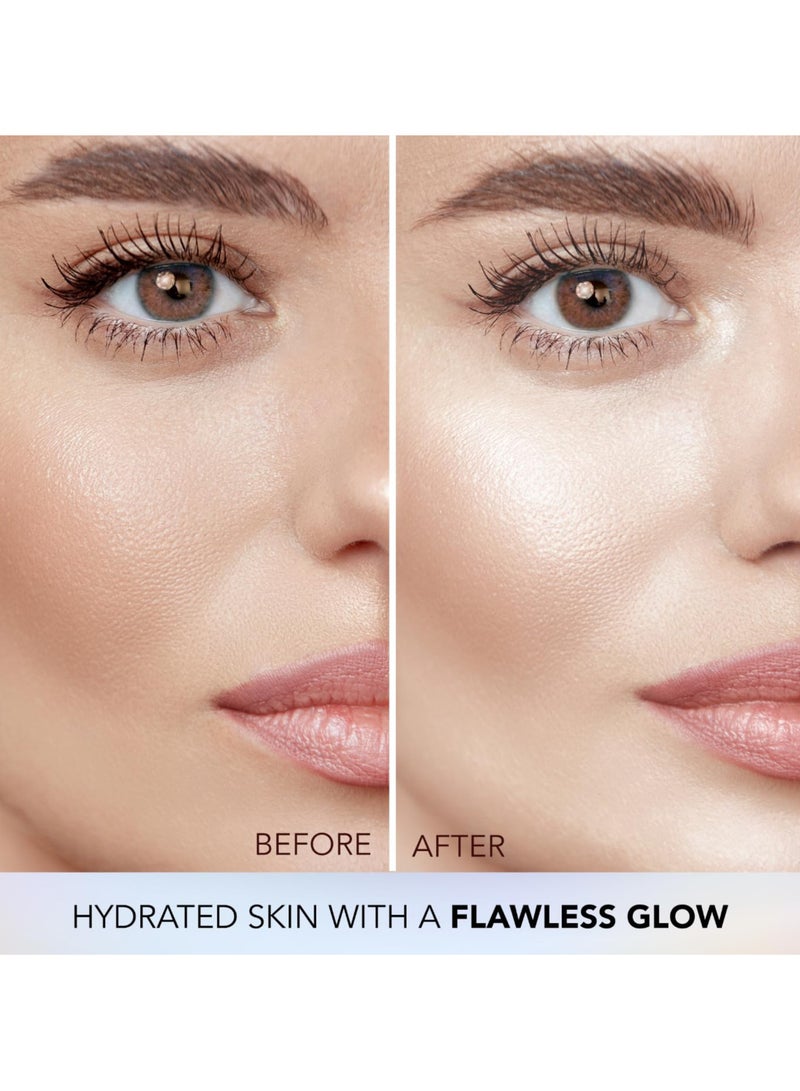 فاسيسكانادا كريم ستروب - فضي، 30 مل | برايمر + هايلايتر + مرطب | زبدة الشيا وحمض الهيالورونيك | ترطيب مكثف | بشرة ندية مشعة خالية من العيوب | قاعدة مكياج مضيئة ومتوهجة - Image 4