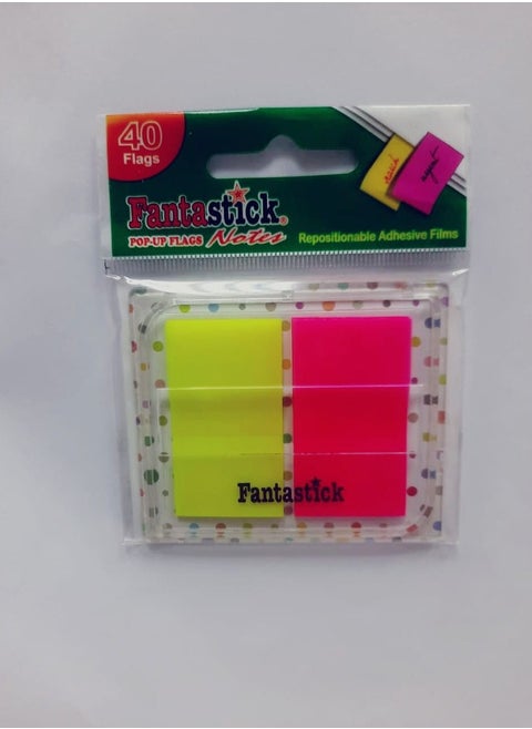 Sticky Pop Up Flags 45×25mm 40 Flags / 2 Pads/ Pack