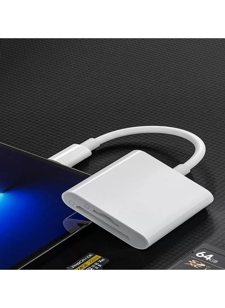 Samu iPower Lightning To SD Card And TF Card Camera Reader White - Image 5