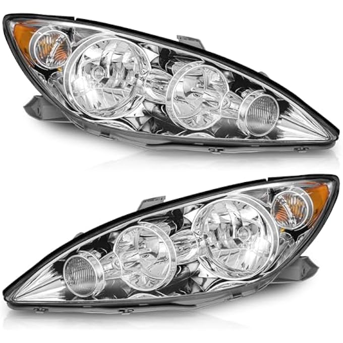 WEELMOTO For 20052006 Toyota Camry Headlight Assembly Headlights Assemblies Compatible With 0506 Toyota Camry Headlight Assembly Pair - Image 1