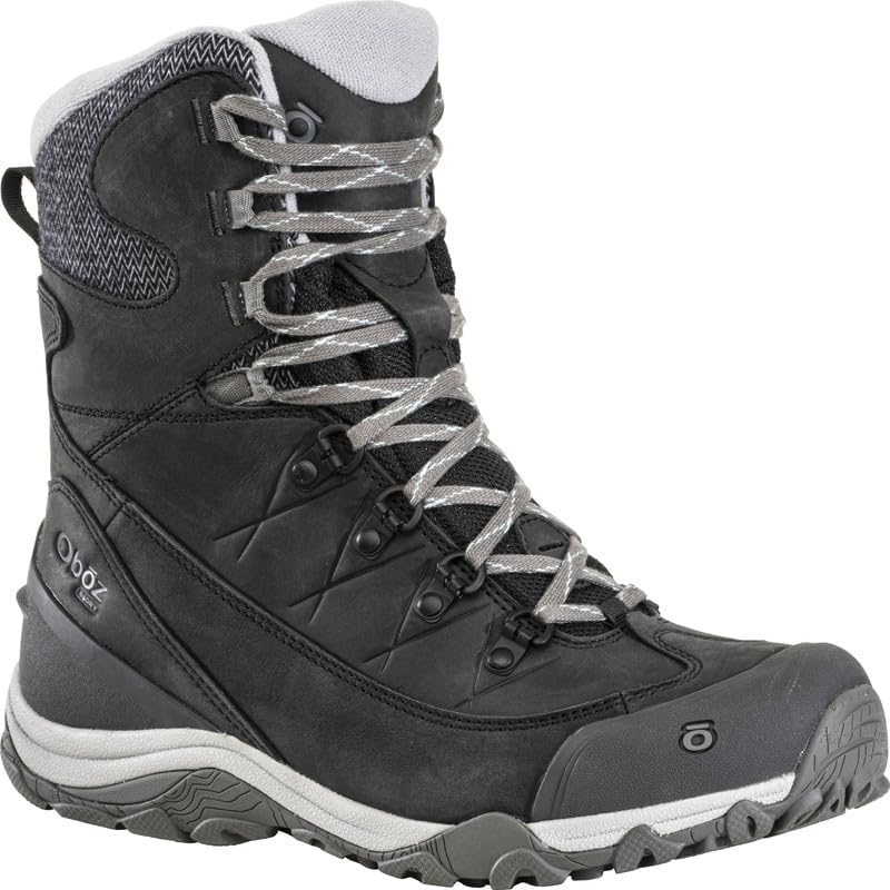 Oboz Women's Ousel Mid Insulated B-Dry Waterproof Hiking Boot, Black Sea, 9 - Image 4
